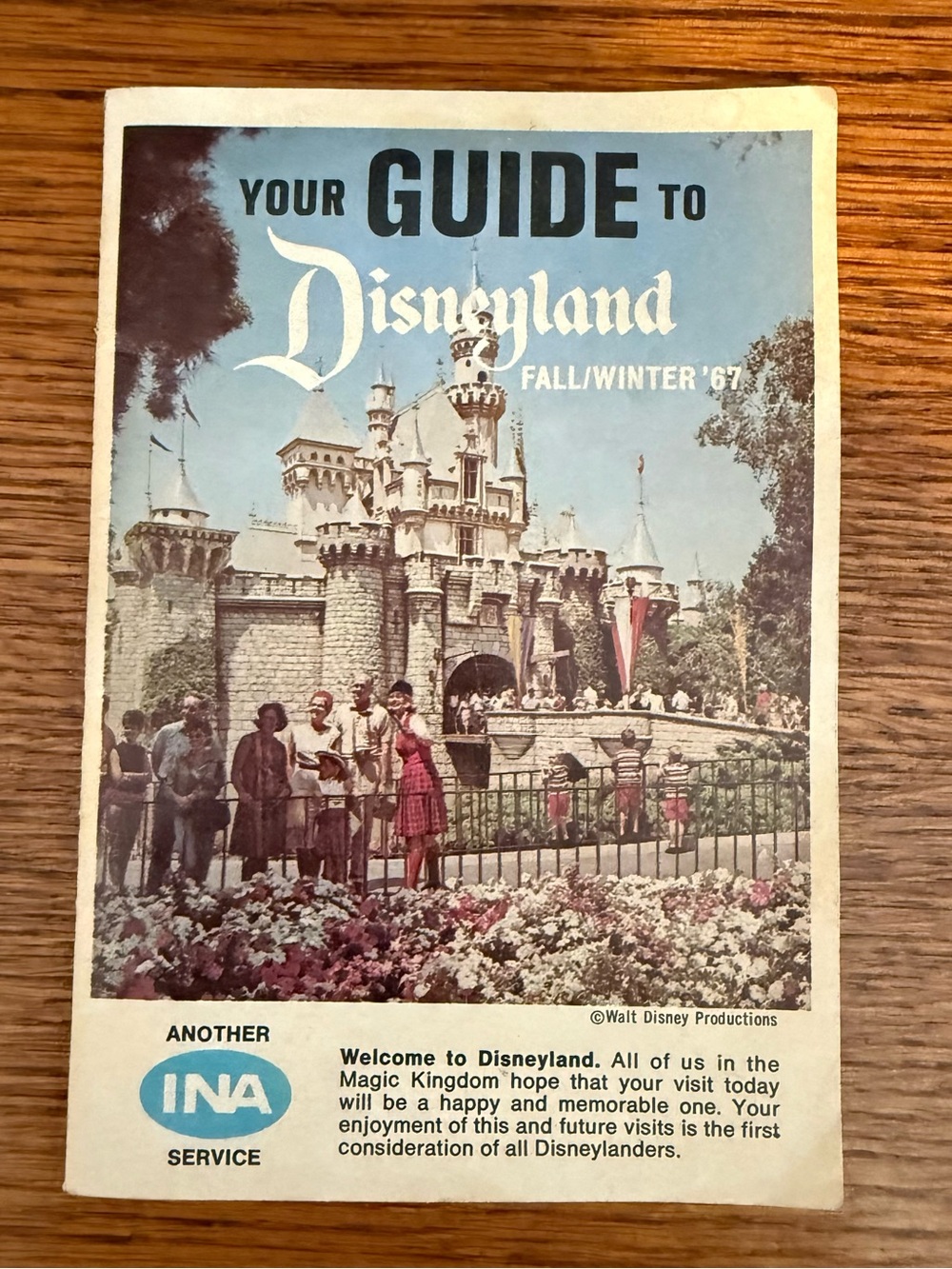 Vintage 1967 Disneyland Guide